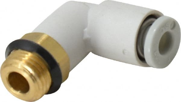 Push-to-Connect Tube Fitting: Male Elbow, 1/8