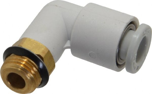 Push-to-Connect Tube Fitting: Male Elbow, 1/8