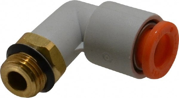 Push-to-Connect Tube Fitting: Male Elbow, 1/8