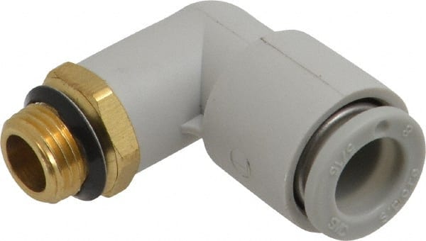 Push-to-Connect Tube Fitting: Male Elbow, 1/8