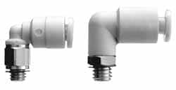 Push-to-Connect Tube Fitting: Male Elbow, 1/2