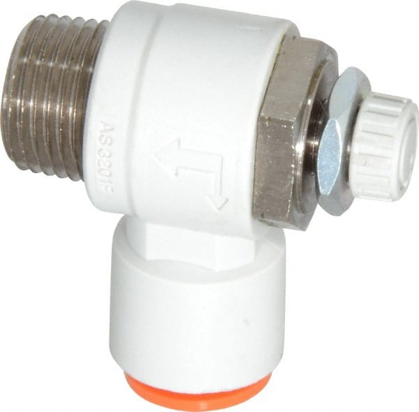 Air Flow Control Valve: Tube x MNPT, 3/8