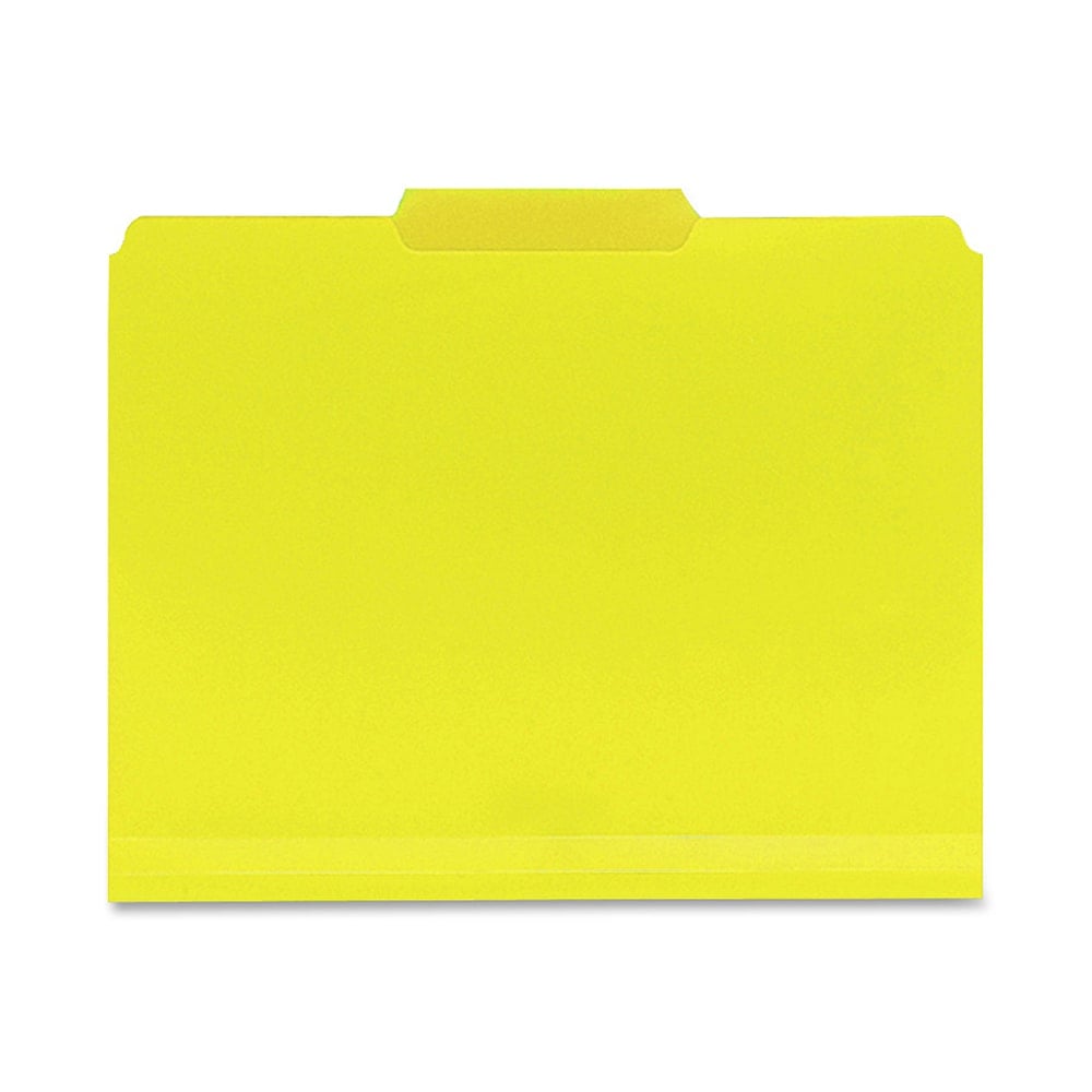 Smead Inn Dura File Folders, Letter Size, 1/3 Cut, Yellow, Box Of 24 (Min Order Qty 3) MPN:10504