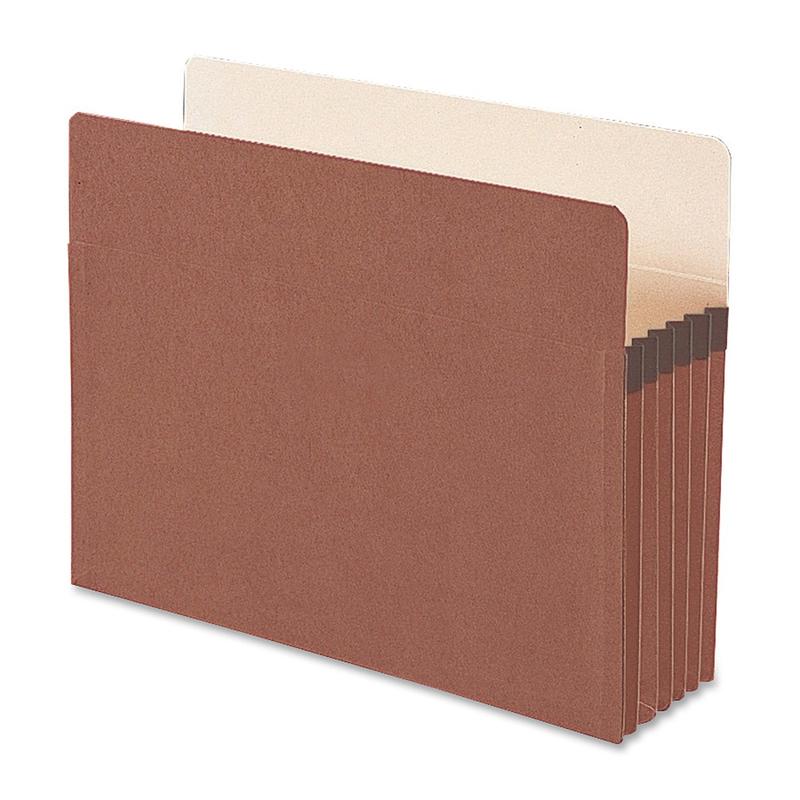 Smead Redrope File Pockets, Letter Size, 5 1/4in Expansion, 30% Recycled, Redrope, Box Of 50 MPN:73810