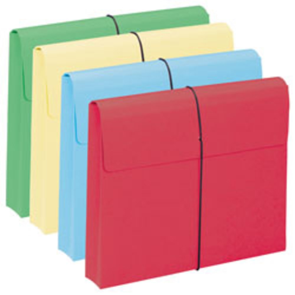 Smead Color Expanding Wallets, 2in Expansion, Letter Size, Assorted Colors, Box Of 10 (Min Order Qty 2) MPN:77207