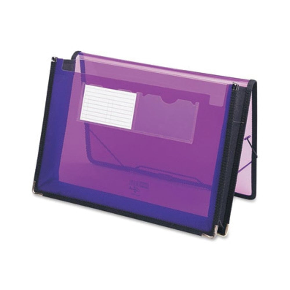 Smead Poly Wallet, 2 1/4in Expansion, Letter Size, Purple (Min Order Qty 6) MPN:71952