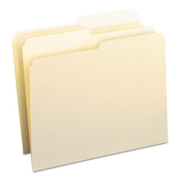 File Folders with Top Tab: Letter, Manila, 100/Pack MPN:SMD10320