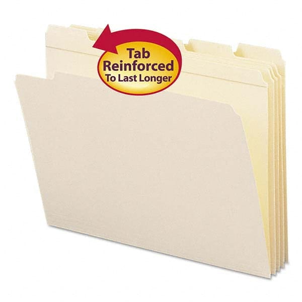 File Folders with Top Tab: Letter, Manila, 100/Pack MPN:SMD10356