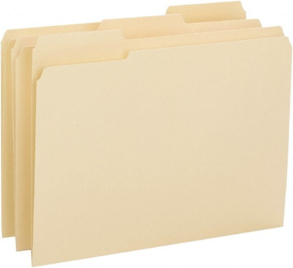 File Folders with Top Tab: Letter, Manila, 100/Pack MPN:SMD10434