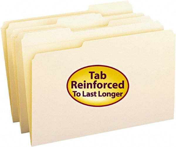 File Folders with Top Tab: Legal, Manila, 100/Pack MPN:SMD15334