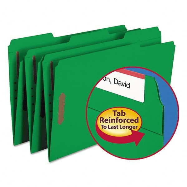 File Folders with Top Tab: Legal, Green, 50/Pack MPN:SMD17140