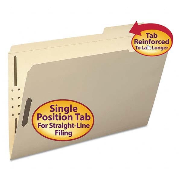 File Folders with Top Tab: Legal, Manila, 50/Pack MPN:SMD19538