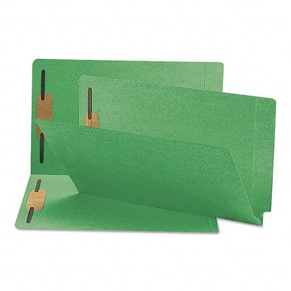 File Folders with End Tab: Legal, Green, 50/Pack MPN:SMD28140