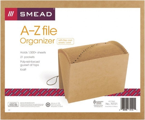 Indexed Expanding File: Letter, Kraft MPN:SMD70121