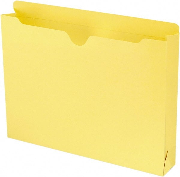 Colored Folder with Double-Ply Tab: Letter, Yellow, 50/Pack MPN:SMD75571