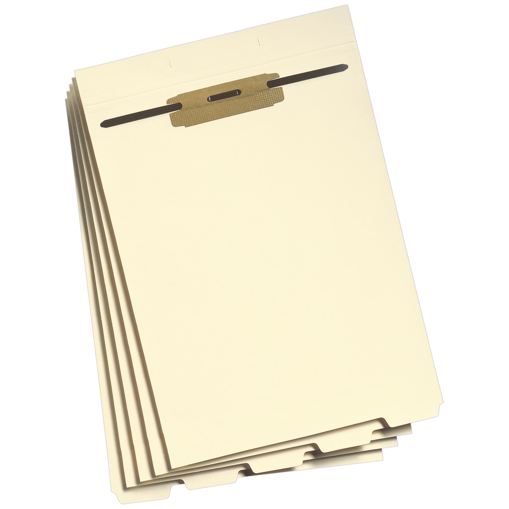 Smead End-Tab Folder Dividers With Fasteners, Letter Size, Manila, Box Of 50 (Min Order Qty 2) MPN:2B11FD5
