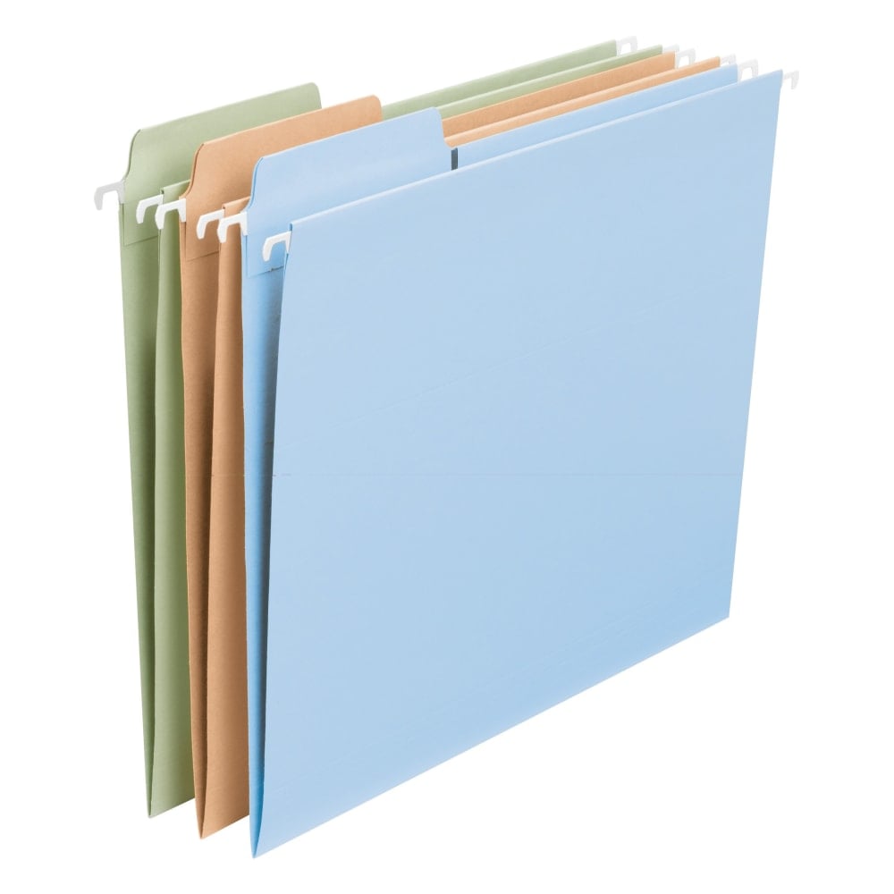 Smead FasTab Hanging File Folders, Letter Size, Assorted Colors, Pack Of 18 (Min Order Qty 2) MPN:64054