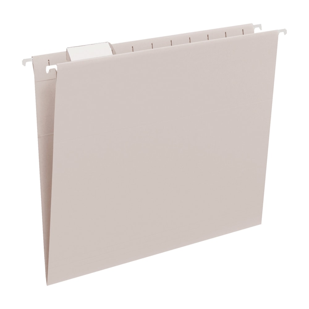 Smead Hanging File Folders, Letter Size, Gray, Box Of 25 Folders (Min Order Qty 2) MPN:64063