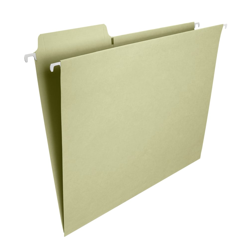 Smead FasTab Hanging File Folders, Letter Size, Moss, Pack Of 20 (Min Order Qty 4) MPN:64082