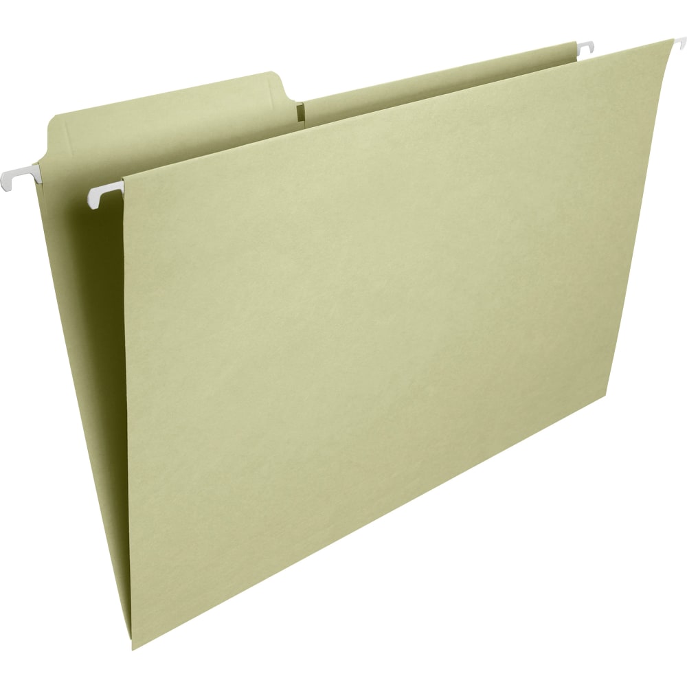 Smead FasTab Hanging Folders, 1/3 Cut, Legal Size, Moss, Pack Of 20 (Min Order Qty 3) MPN:64083