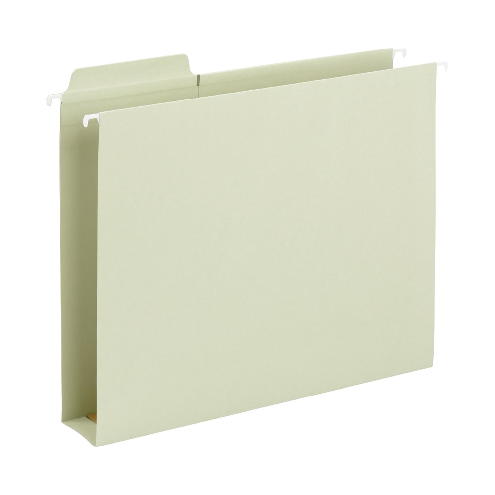 Smead FasTab Hanging Box Bottom File Folders, 2in Expansion, Letter Size, Moss, Box Of 20 (Min Order Qty 2) MPN:64201