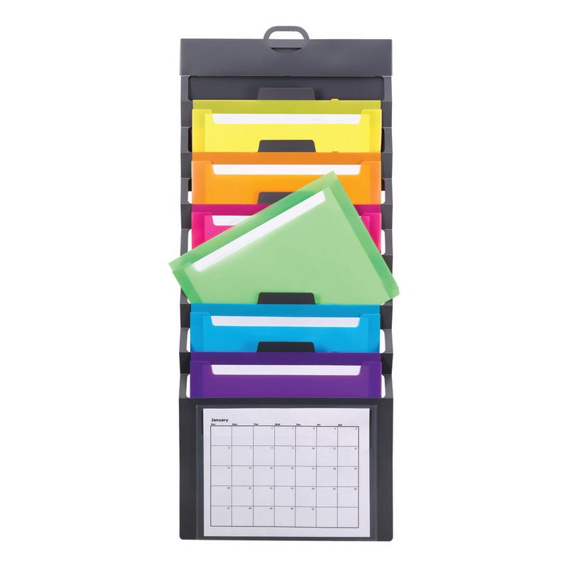 Smead Cascading Wall Organizer, Letter Size, Multicolor (Min Order Qty 5) MPN:92060