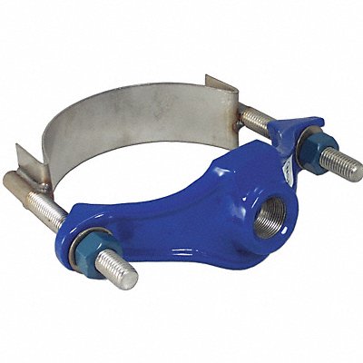 Repair Clamp Iron 4 In Pipe 1 In Out MPN:31500048009000 CC