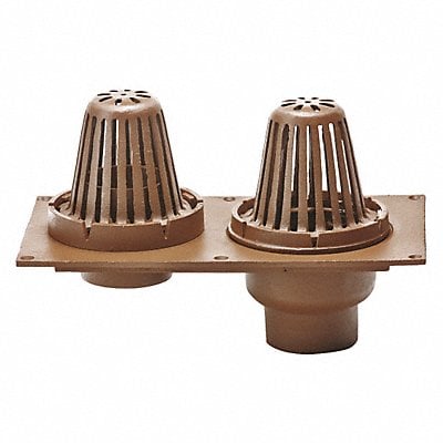 Roof Drain No-Hub 4in PipeDia Cast Iron MPN:148-Y04