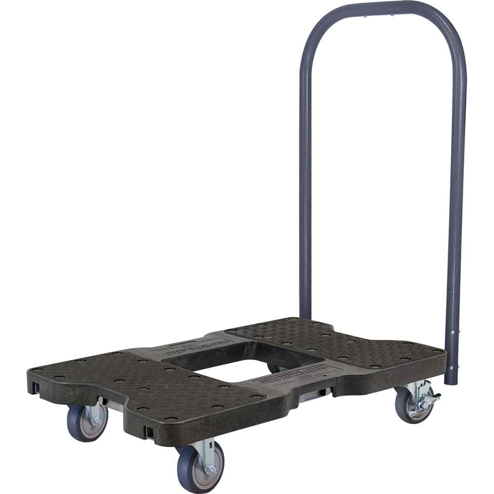 Push Cart Truck: 1,200 lb Capacity, Structural Polyethylene Platform, 32