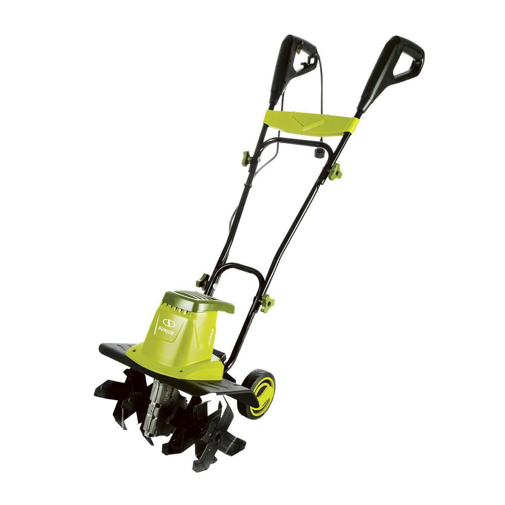 Corded Cultivators & Tillers, Brushless Motor: No , Motor Power: 13.5A , Maximum Tilling Depth  (Inch): 8 , Adjustable Tilling Width: No  MPN:TJ604E