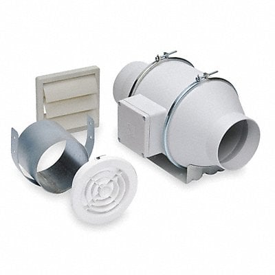 Plastic 5 D 3.8 H 3.8 W Inline Duct Fan MPN:KIT-TD100