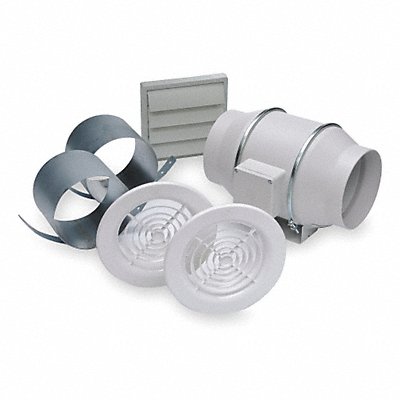 Plastic Inline Duct Fan for 6 Dia Duct MPN:KIT-TD150-DV