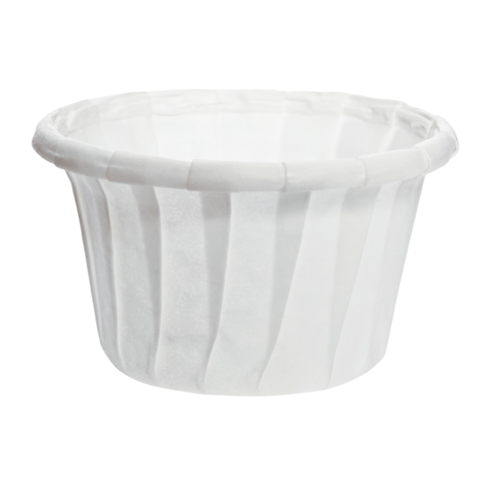 Solo Cup Treated Paper Souffle Portion Cups, 0.75 Oz, White, 20 Bags of 250 Cups, Case Of 5,000 Cups MPN:075