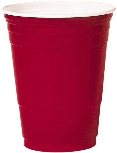 Pack of (20), 50/Pack, Plastic 16 oz Party Cold Cups MPN:DCCP16R