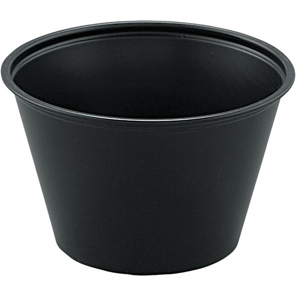 Case of (10 Packs), 250/Pack, 4 oz Polystyrene Portion Cups MPN:DCCP400BLK