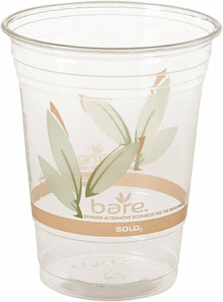 Pack of (20) 50 Pack Bare Eco-Forward RPET Cold Cups, 16-18 oz, Clear, 1,000/Carton MPN:DCCRTP16DBARECT