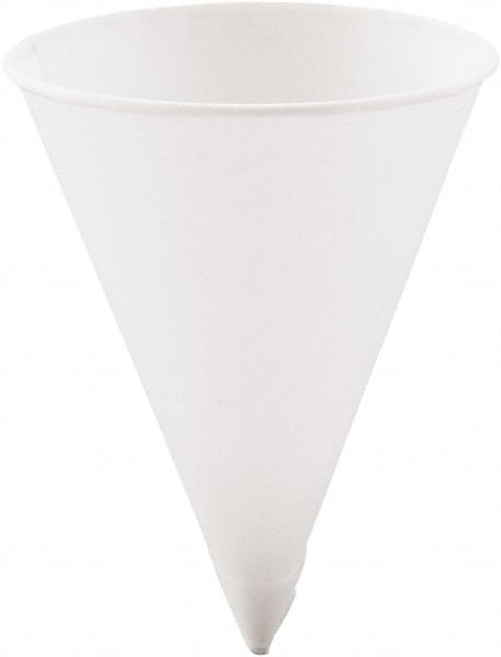 Pack of (5,000) Cone Water Cups, Paper, 4.25 oz, Rolled Rim MPN:SCC42R2050