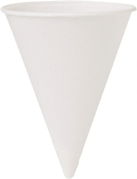 Cone Water Cups, Cold, Paper, 4 oz. 5000 Cups to a Case MPN:SCC4BRCT