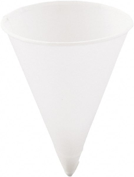 Pack of (25) Cone Water Cups, Paper, 4 oz, Rolled Rim, 200/Bags MPN:SCC4R2050