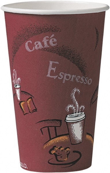 Pack of (300) Bistro Design Hot Drink Cups, Paper, 16 oz, 300/Carton MPN:SCCOF16BI0041