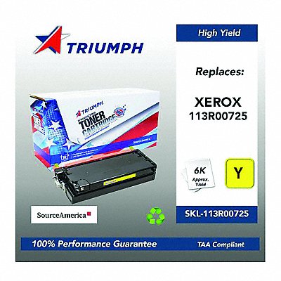 Toner Cartridge Yellow Max Page 6000 MPN:SKL-113R00725