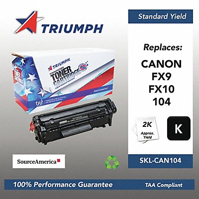 Toner Cartridge Black 2000 Pages MPN:SKL-CAN104