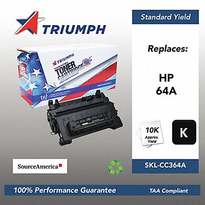 Reman Blk Toner Fits CP4525 Color MPN:SKL-CC364A