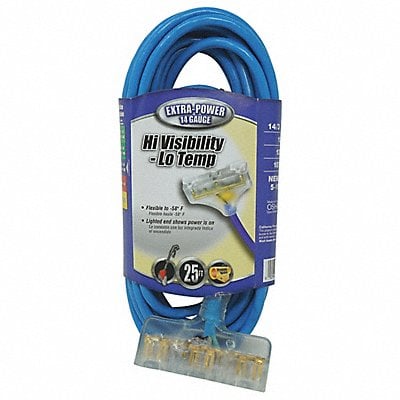 Extension Cord 14 AWG 125VAC 25 ft L MPN:32678806