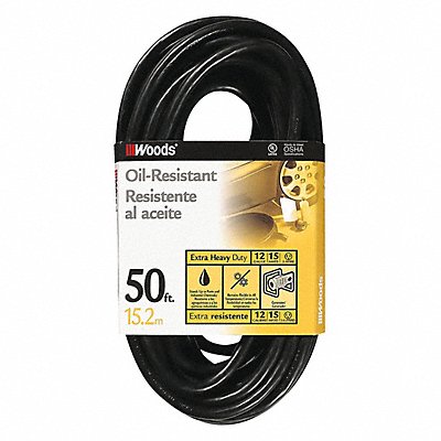 Extension Cord 12 AWG 125VAC 50 ft L MPN:64816901