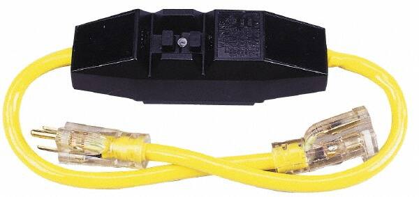 Floor GFCI Cord Set: 2' Cord, 15A, 125V MPN:2817