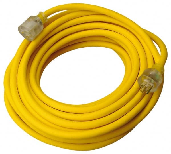 50', 14/3 Gauge/Conductors, Yellow Outdoor Extension Cord MPN:1568SW0002