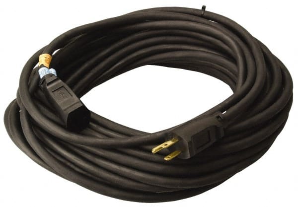 50', 12/3 Gauge/Conductors, Black Outdoor Extension Cord MPN:1628SW0008