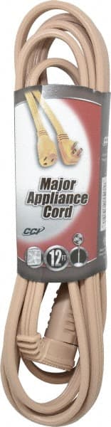 12', 14/3 Gauge/Conductors, Beige Indoor Extension Cord MPN:3535SW3323