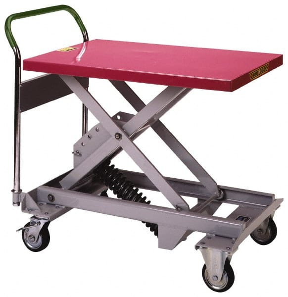 Mobile Hand Lift Table: 330 lb Capacity, 11